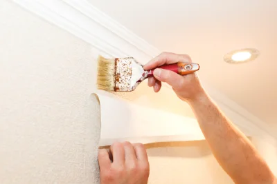 Pose de papier peint à Lunéville — revêtements muraux et toiles de verre